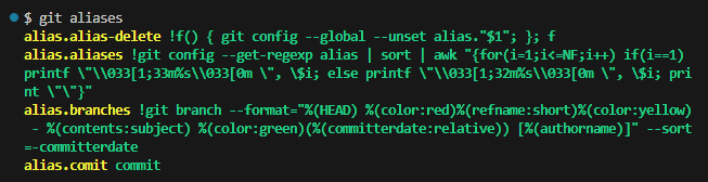 My precious aliases